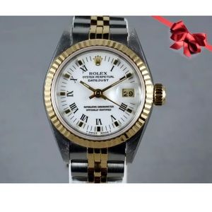 Ladies Rolex Datejust 69173 18K Gold & Steel